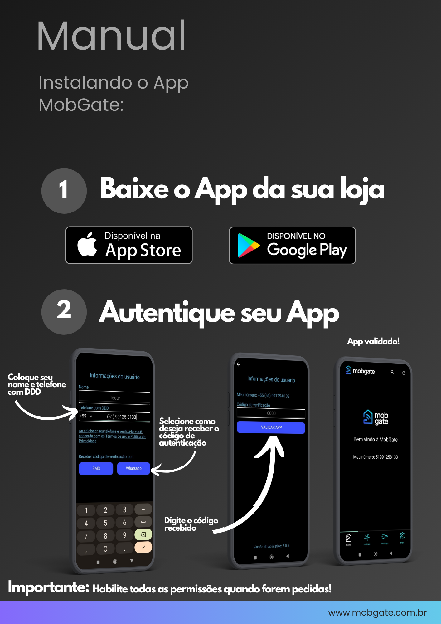 Autenticando App